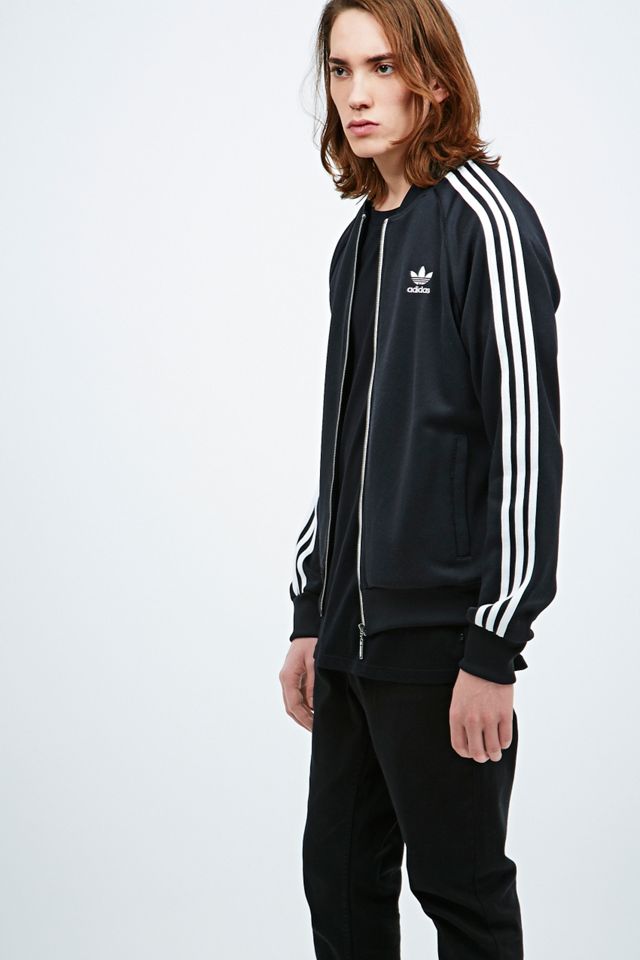 adidas – Trainingsjacke mit Reißverschluss in Schwarz #1