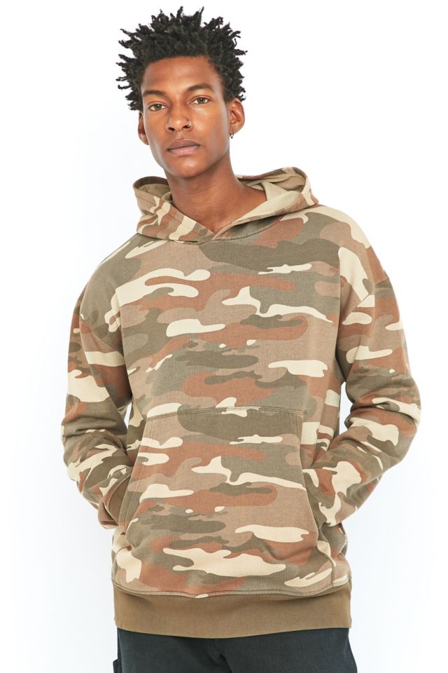 Oversized hot sale camo hoodie