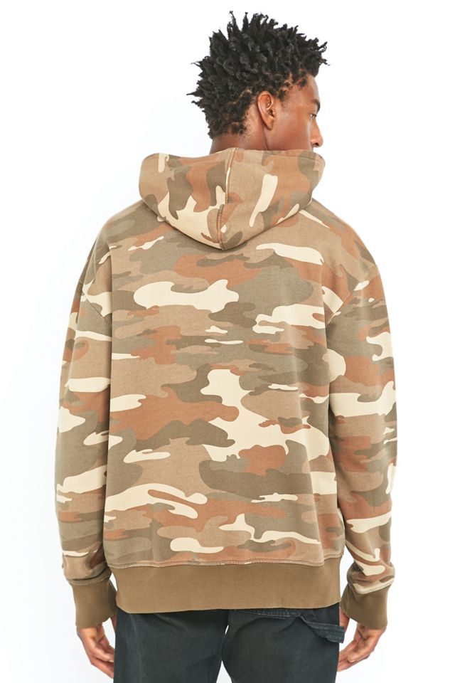 Shore Leave by Urban Outfitters Moss Oversized Sand Camo Hoodie #5