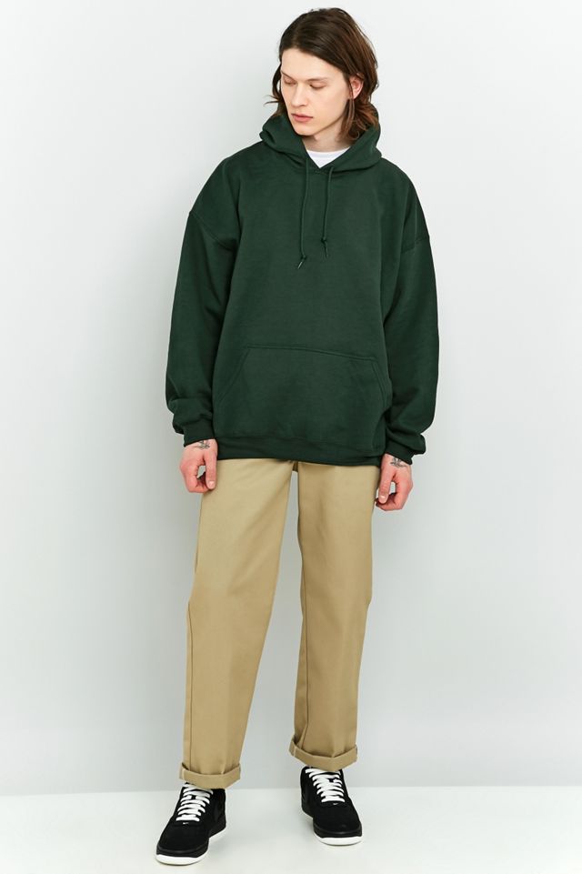 UO Forest Green Oversized Hoodie #1