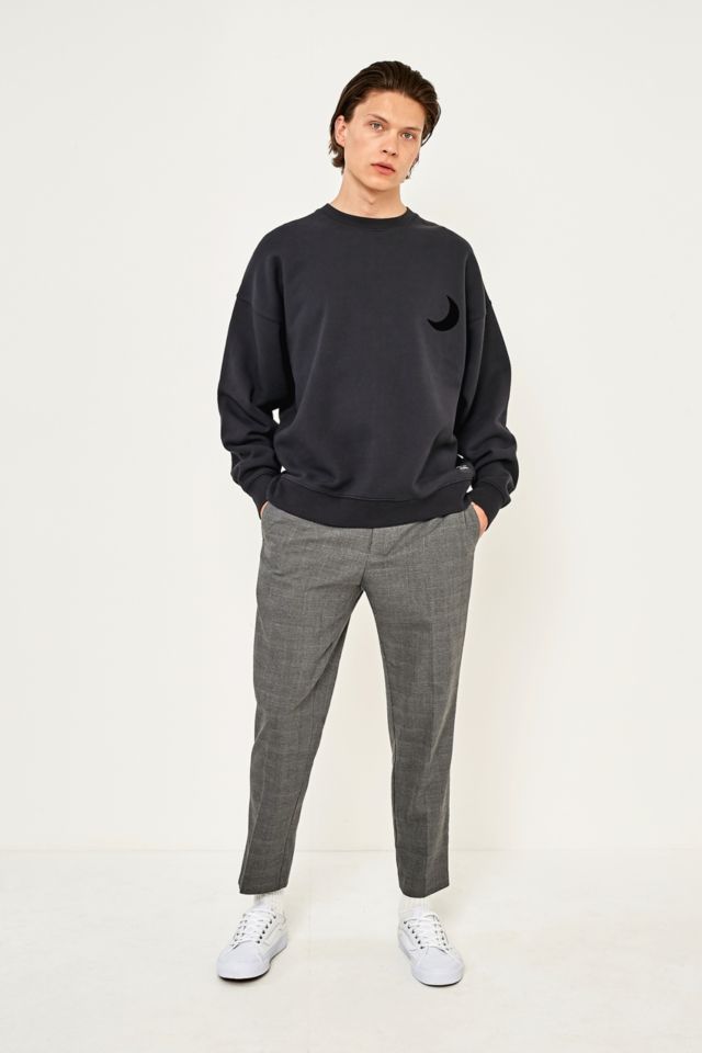 Loom Prince of Wales Slim Tailored Cropped Trousers | Urban Outfitters UK