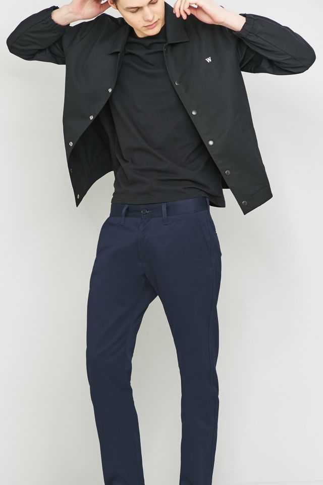 Edwin - Pantalon chino 55 en tissu compact bleu marine #4