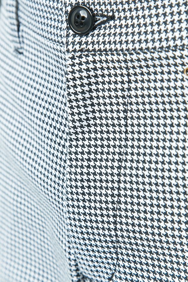 Obey - Pantalon court Straggler à motif pied-de-poule #5