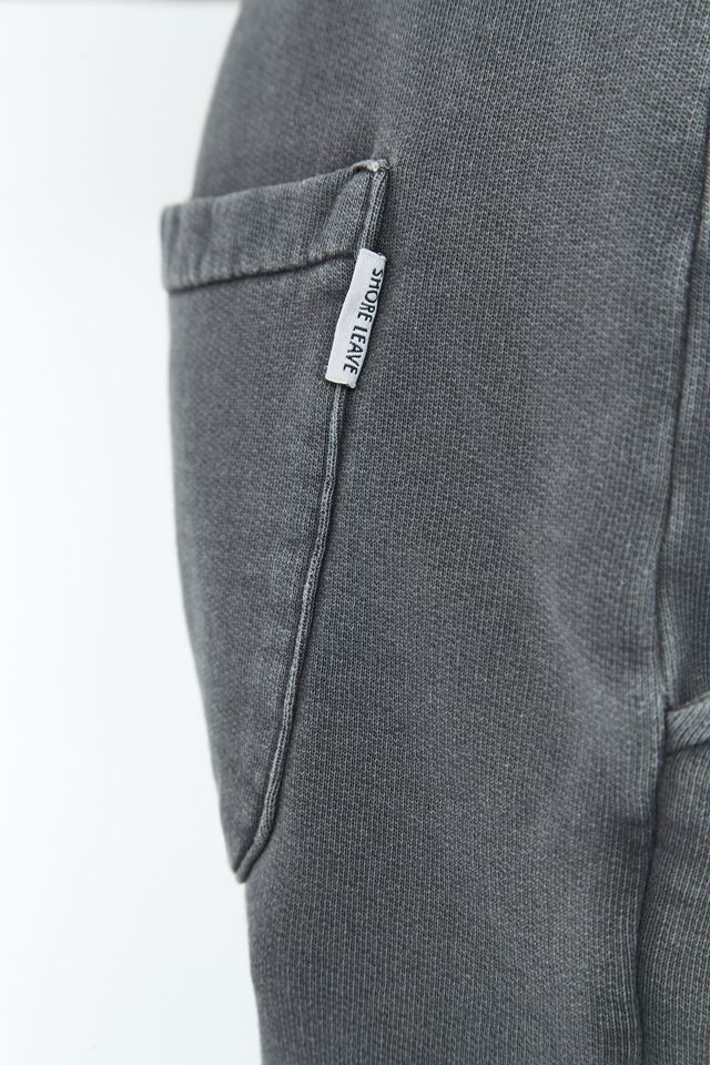 Shore Leave by Urban Outfitters - Pantalon de jogging Moss noir délavé #5