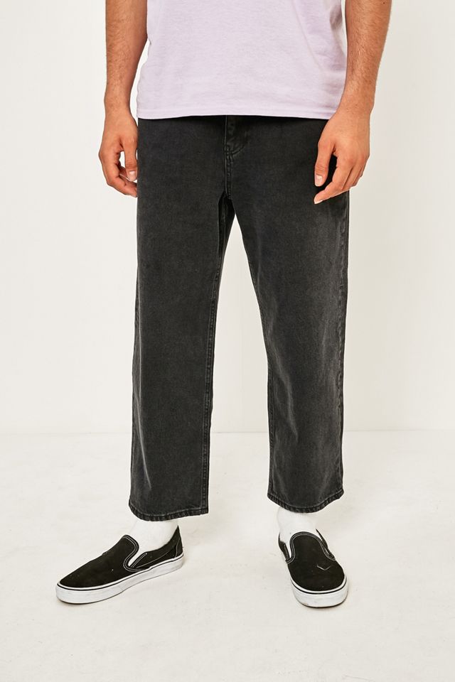 BDG Wide Boi Washed Black Jeans #1