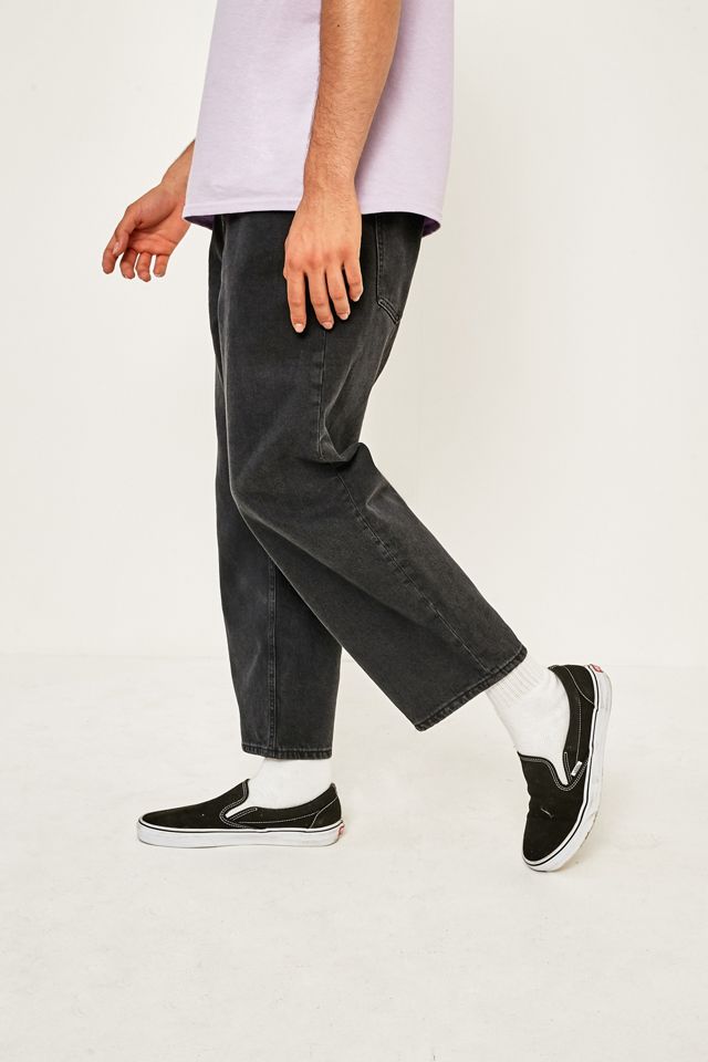 BDG Wide Boi Washed Black Jeans #3
