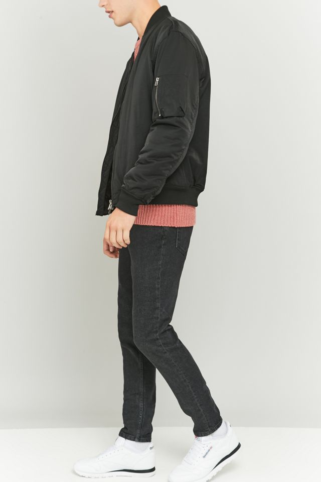 Loom Flat Wash Black Tapered Dad Jeans #1