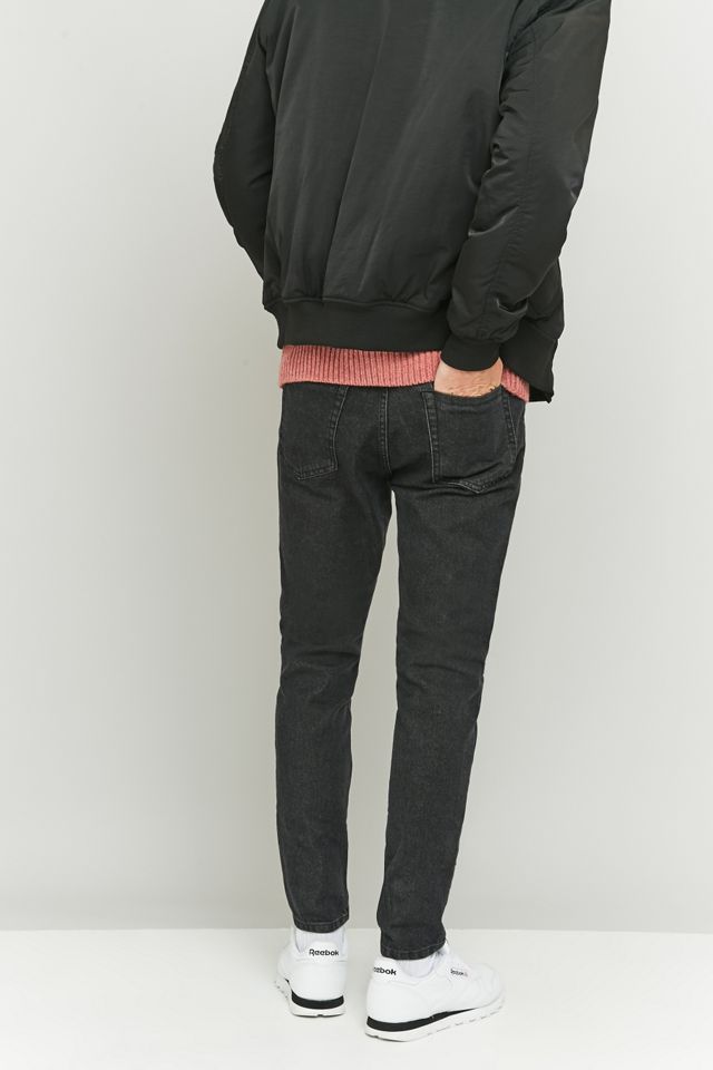 Loom Flat Wash Black Tapered Dad Jeans #3