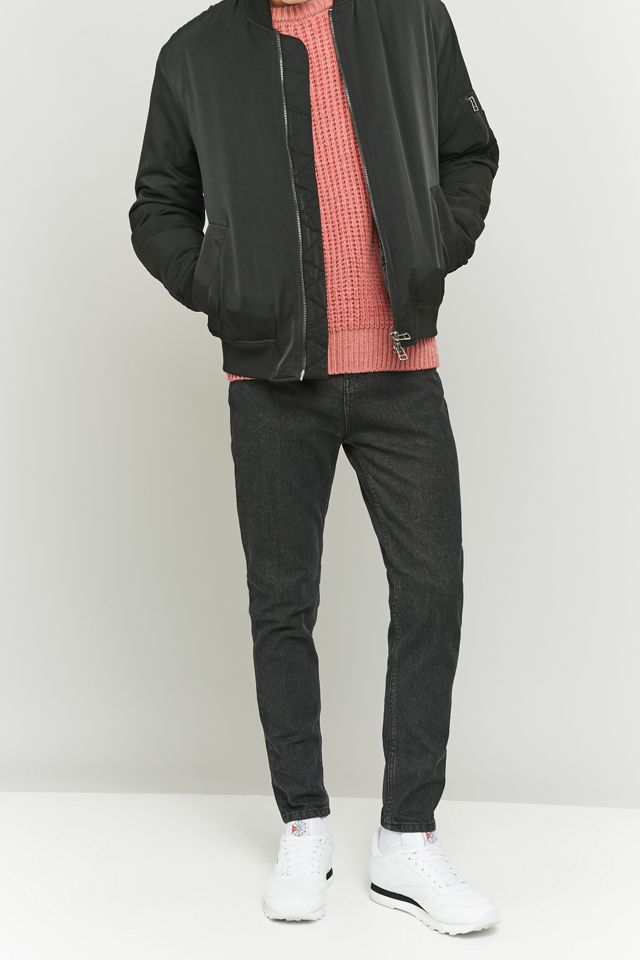 Loom Flat Wash Black Tapered Dad Jeans #4
