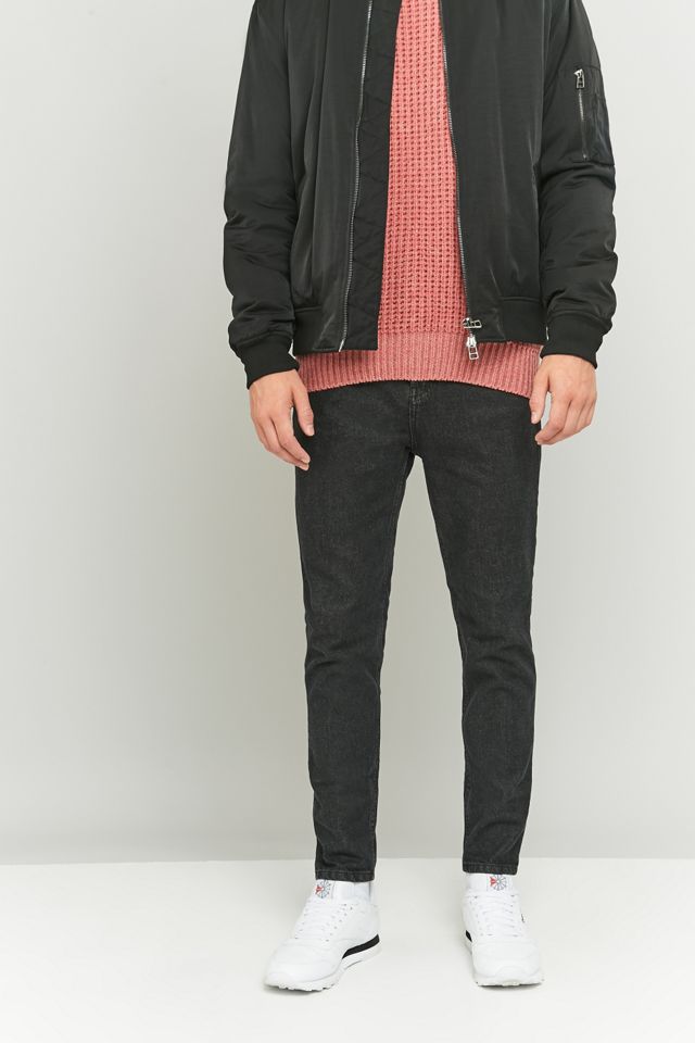 Loom Flat Wash Black Tapered Dad Jeans #5