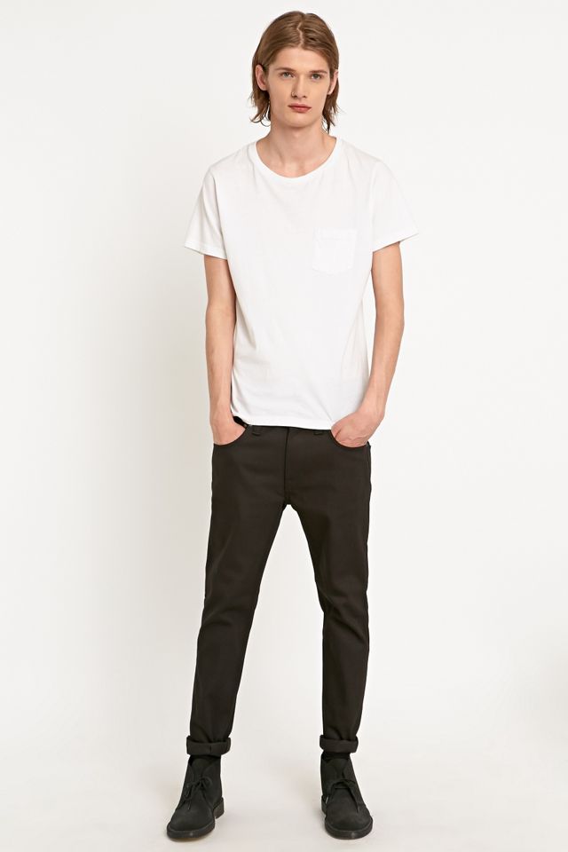 Nudie Jeans Tape Ted Jeans in Black Ring Urban Outfitters UK