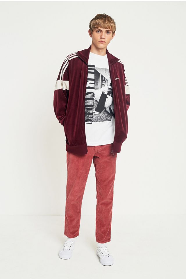 BDG Dad Cord Dark Pink Trousers #4