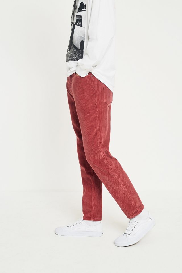 BDG Dad Cord Dark Pink Trousers #5