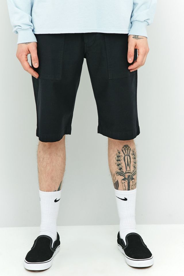 Shore Leave by Urban Outfitters Washed Black Fatigue Shorts #1