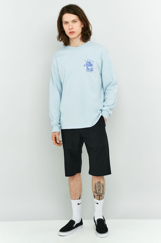 Shore Leave by Urban Outfitters Washed Black Fatigue Shorts #4