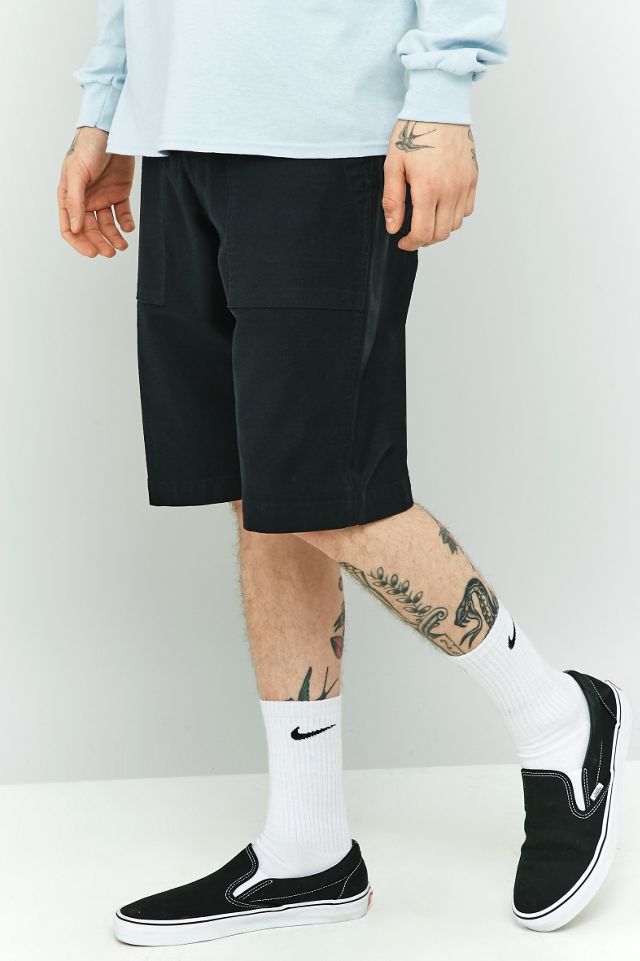 Shore Leave by Urban Outfitters Washed Black Fatigue Shorts #5