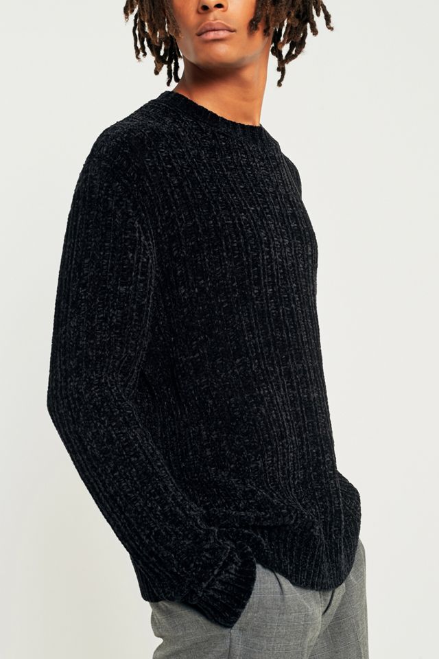 UO Black Ladder Chenille Jumper  #3