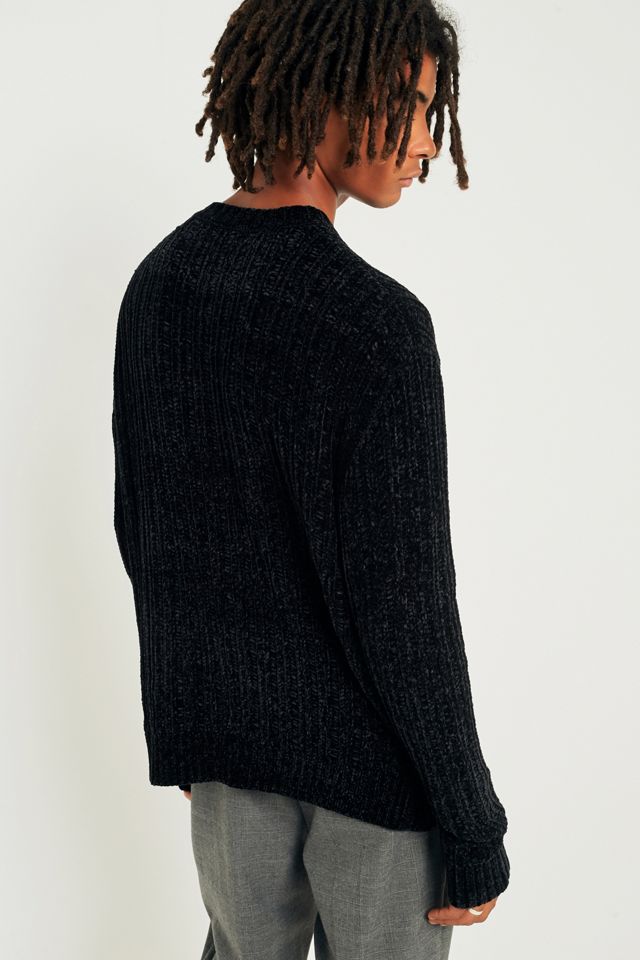 UO Black Ladder Chenille Jumper  #4
