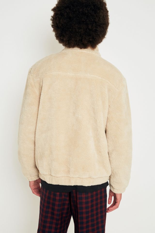 Loom Ecru Borg Track Jacket #3