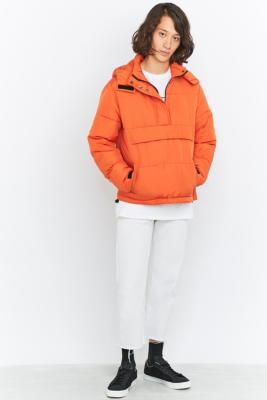 Urban outfitters orange outlet puffer jacket