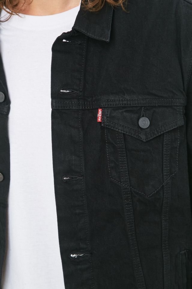 Levi's - Veste camionneur en jean Berkman noire #2
