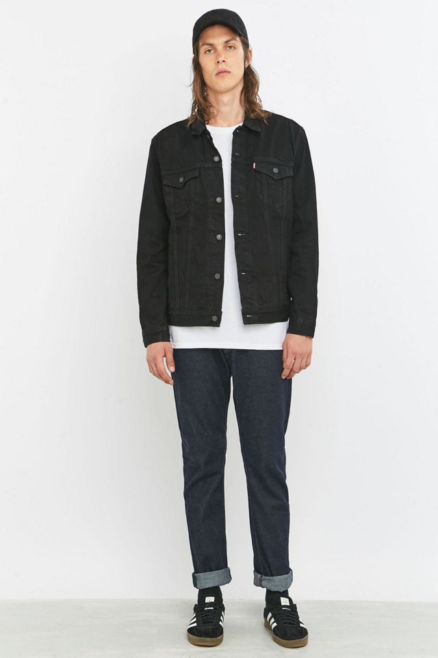 Levi's - Veste camionneur en jean Berkman noire #3