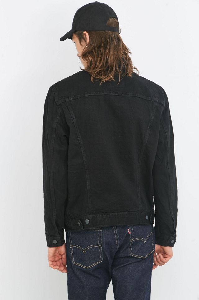 Levi's - Veste camionneur en jean Berkman noire #4