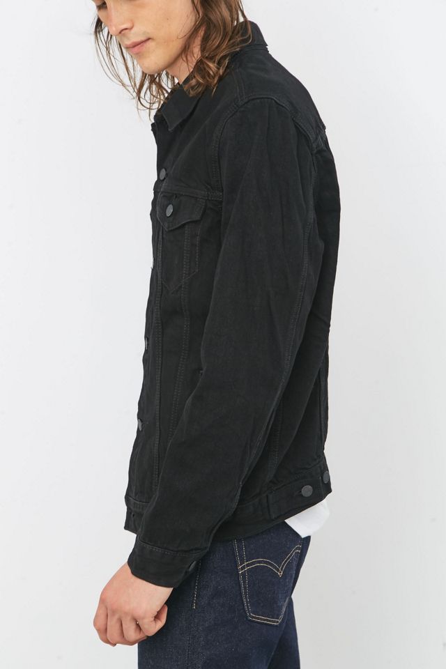 Levi's - Veste camionneur en jean Berkman noire #5