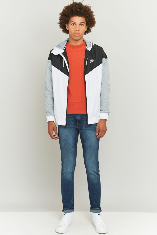 Nike Black and White Windrunner Jacket #1