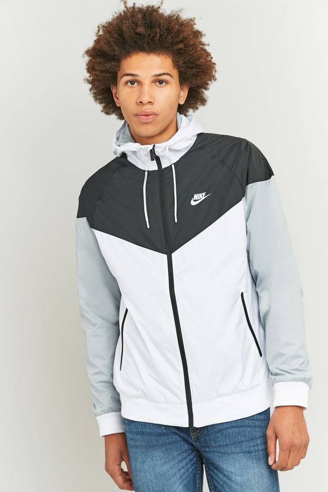 Nike Black and White Windrunner Jacket #4