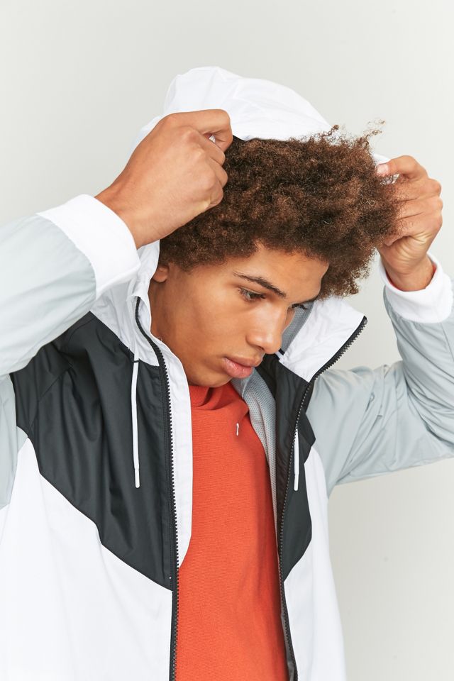 Nike Black and White Windrunner Jacket #5