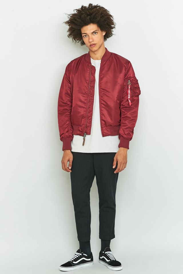 Alpha Industries - Blouson d'aviateur MA-1 VF bordeaux #1