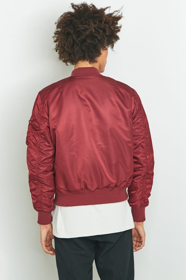 Alpha Industries - Blouson d'aviateur MA-1 VF bordeaux #3