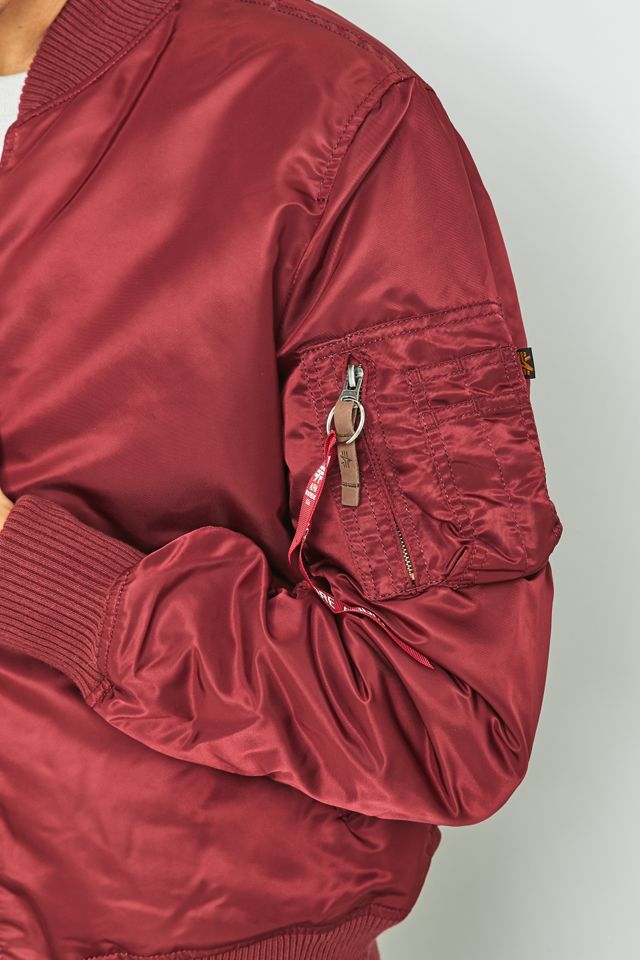 Alpha Industries - Blouson d'aviateur MA-1 VF bordeaux #5