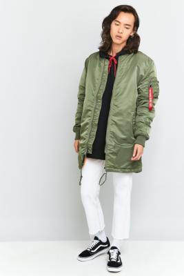 alpha industries long bomber