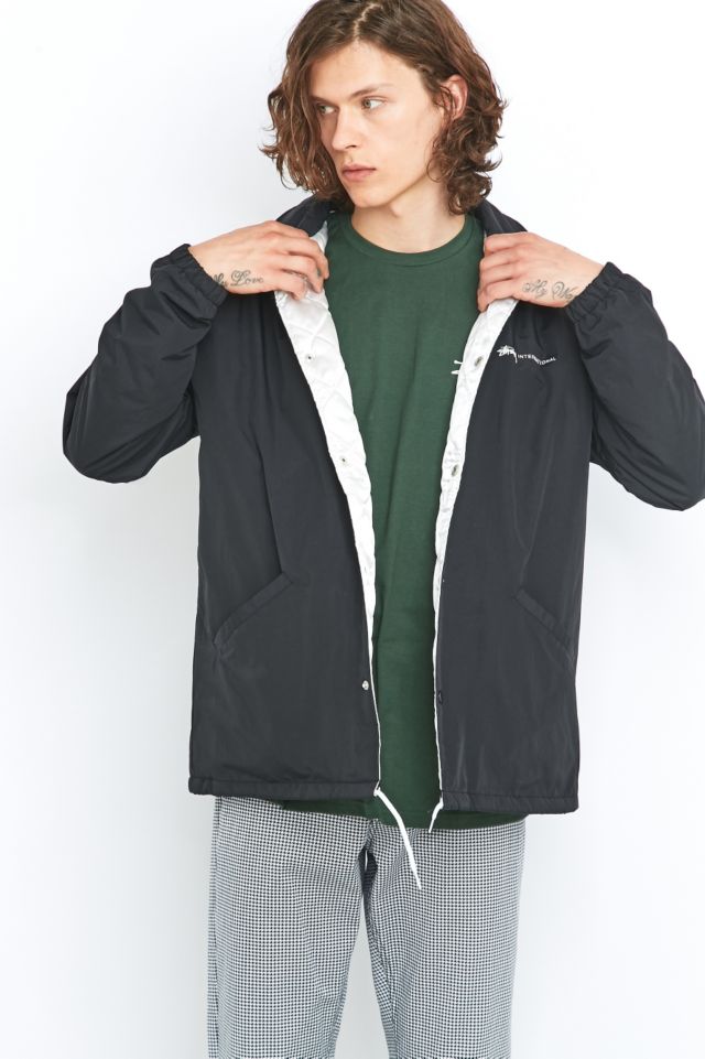 Stussy translucent hot sale coach jacket