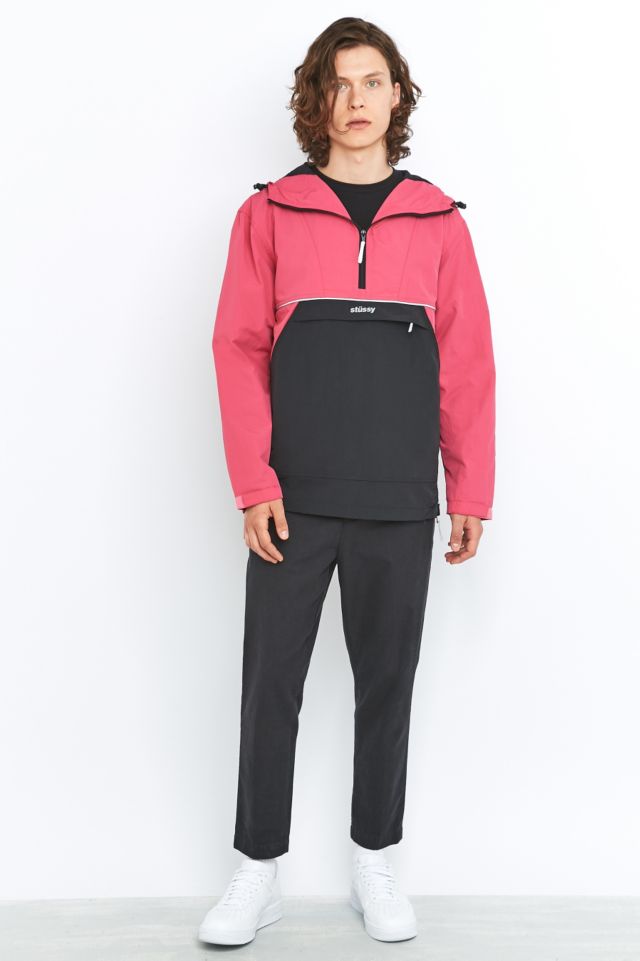 Stussy Pink Reflective Pullover Jacket | Urban Outfitters UK