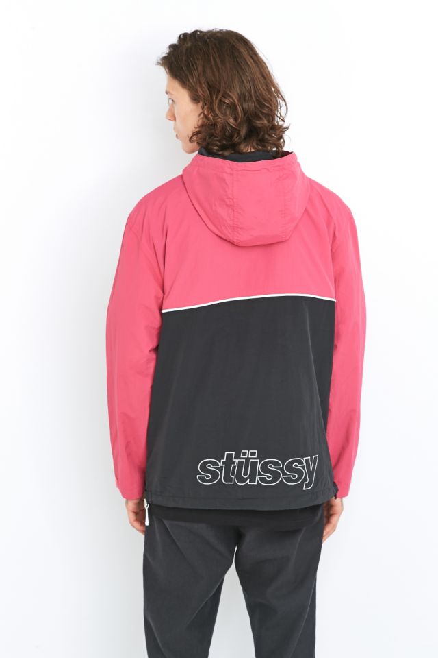 Stussy Pink Reflective Pullover Jacket | Urban Outfitters UK