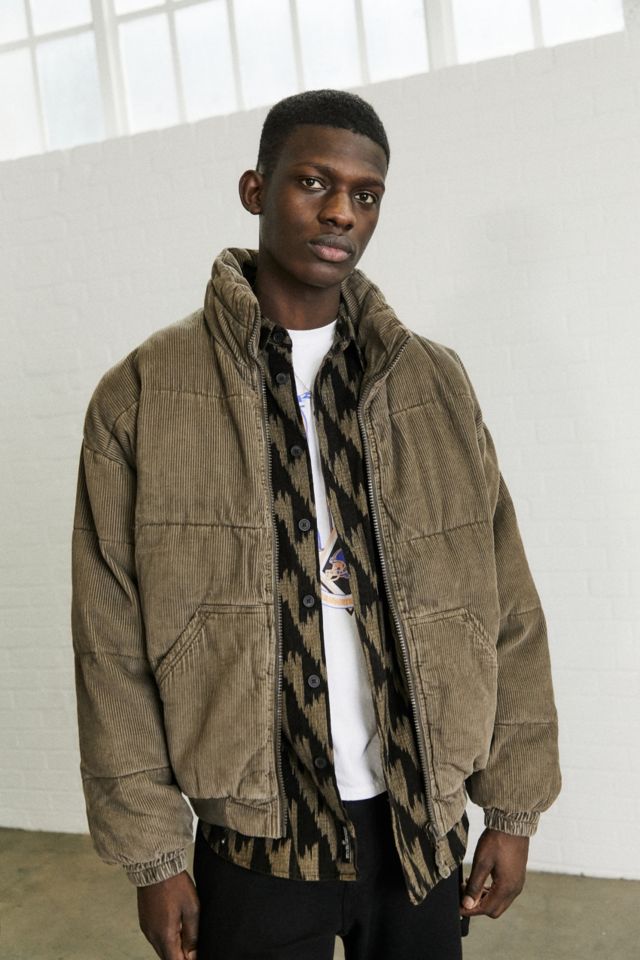 Corduroy puffer jacket outlet urban outfitters