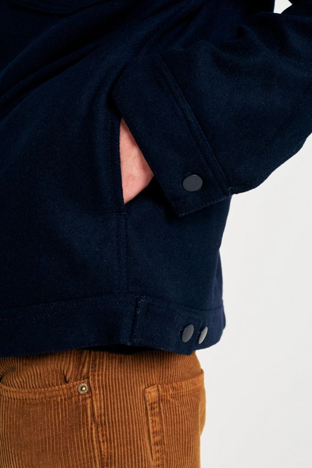 Loom Navy Wool Sherpa Jacket #4
