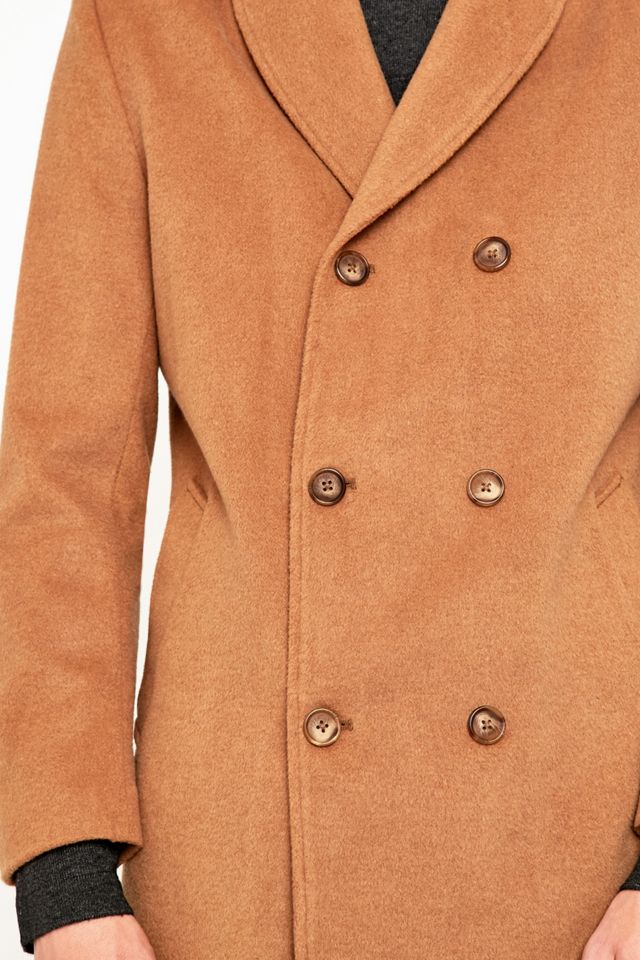 Shore Leave by Urban Outfitters Leon Camel Overcoat #3