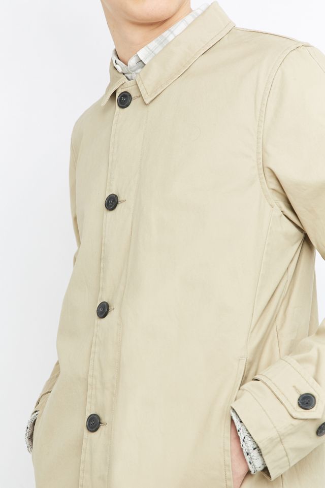 Selected Homme Sand Trench Coat | Urban Outfitters UK