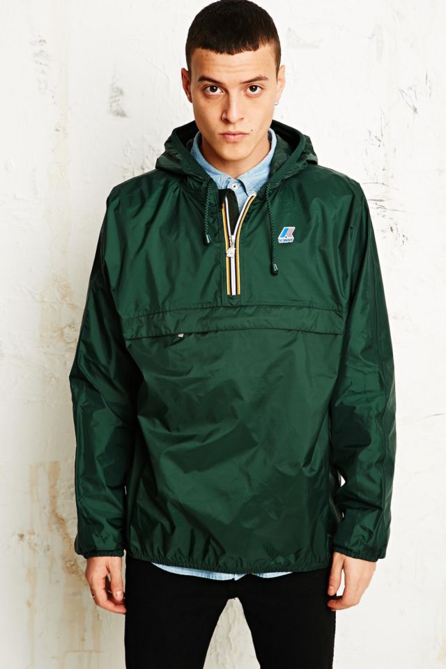 K-Way Leon Classic Cagoule in Forest Green | Urban Outfitters UK