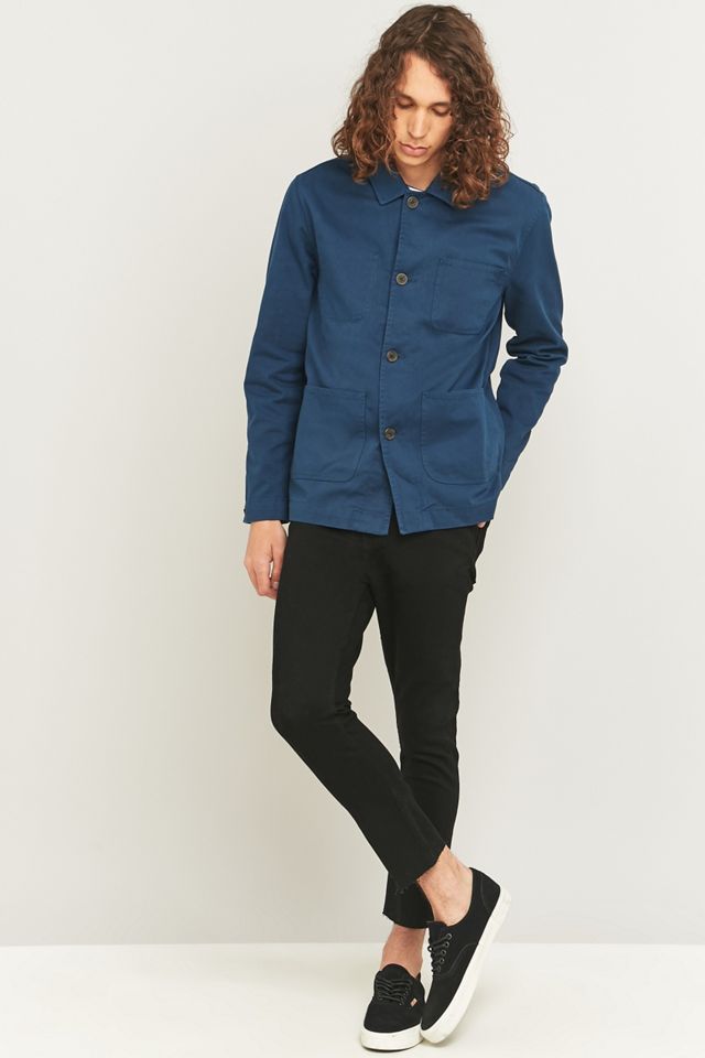 Veste Puff Bleue Urban Outfitters Shore Leave Capuche - Taille M, Occasion Très Bon état