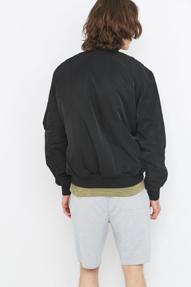 Loom Armstrong Nylon Black Bomber Jacket #3