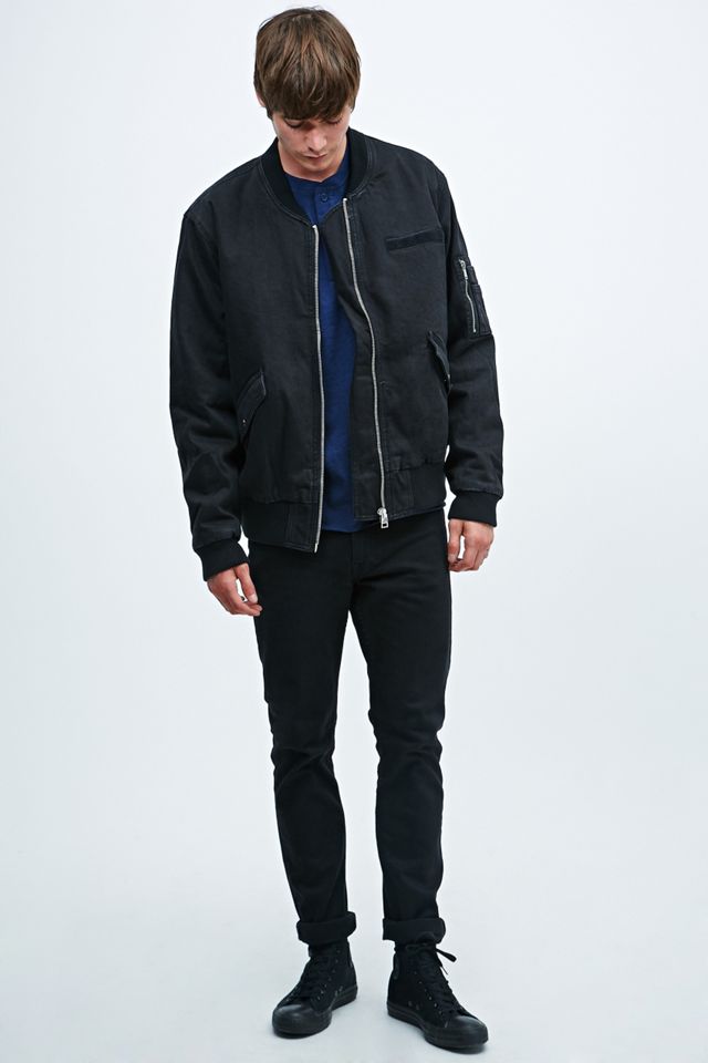 Cheap Monday Blow Bomber Jacket in Black Urban Outfitters UK
