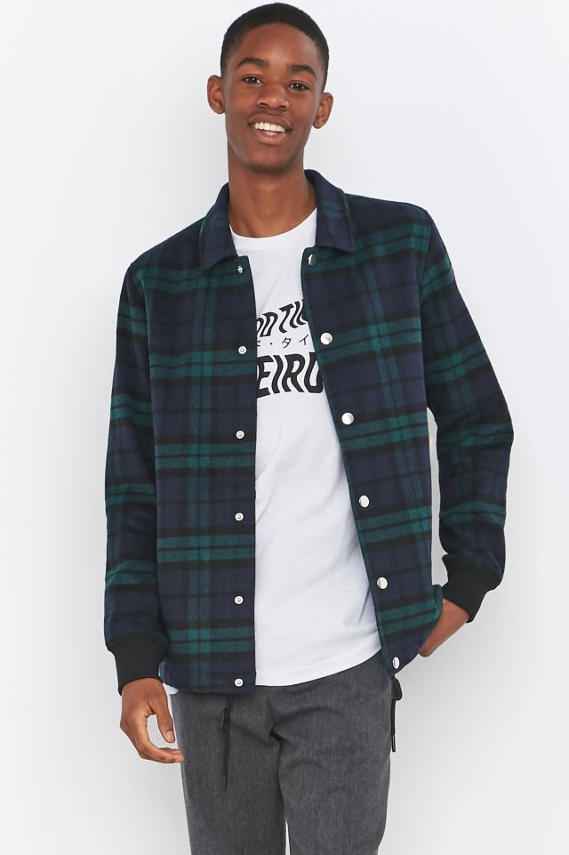 Coach hot sale plaid jacket