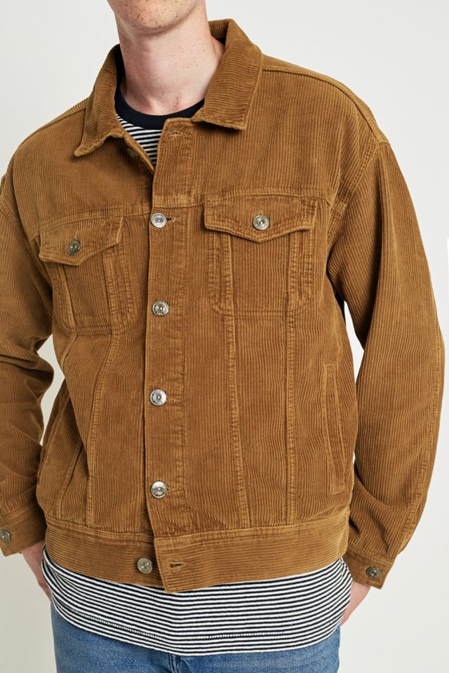 BDG Sand Cord Trucker Jacket #1