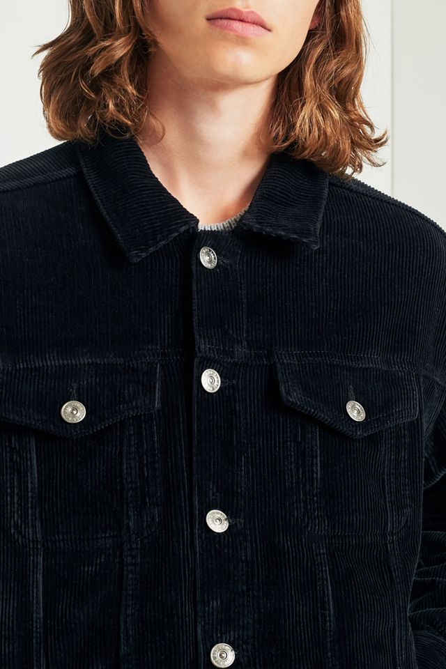 BDG Black Corduroy Trucker Jacket #4