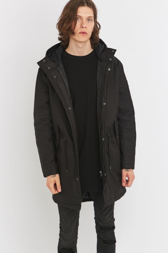 Cheap Monday Cage Black Parka | Urban Outfitters UK